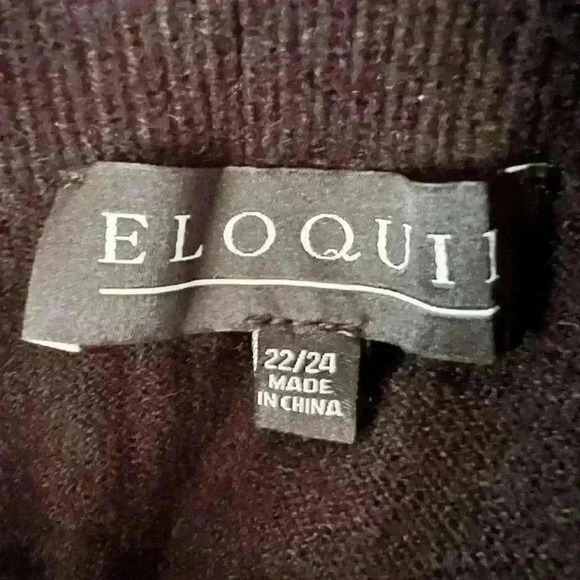 Eloquii size 22/24 plus size sweater dress, new with tags, see desc. & pics - Picture 3 of 6